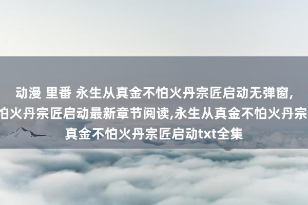 动漫 里番 永生从真金不怕火丹宗匠启动无弹窗，永生从真金不怕火丹宗匠启动最新章节阅读，永生从真金不怕火丹宗匠启动txt全集