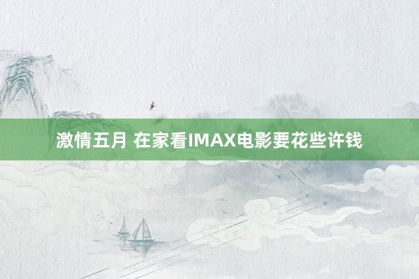 激情五月 在家看IMAX电影要花些许钱